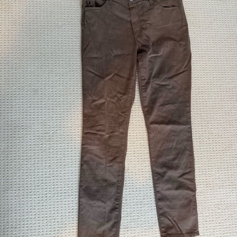 AG Adriano Goldschmied Prima Cigarette in caramel brown